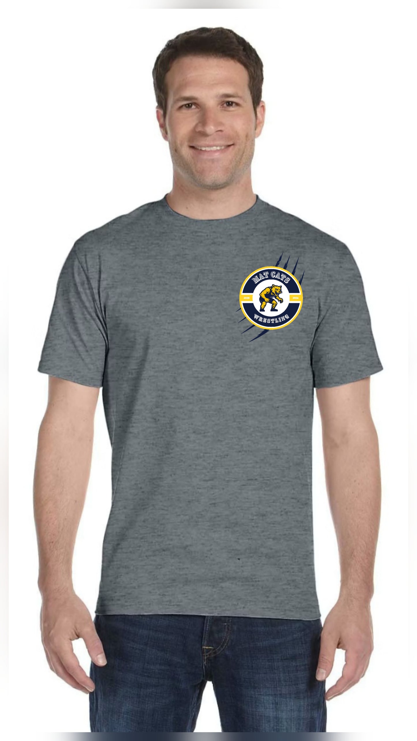 PRE-ORDER MATCAT WRESTLING T-SHIRT (POCKET SIZE LOGO)