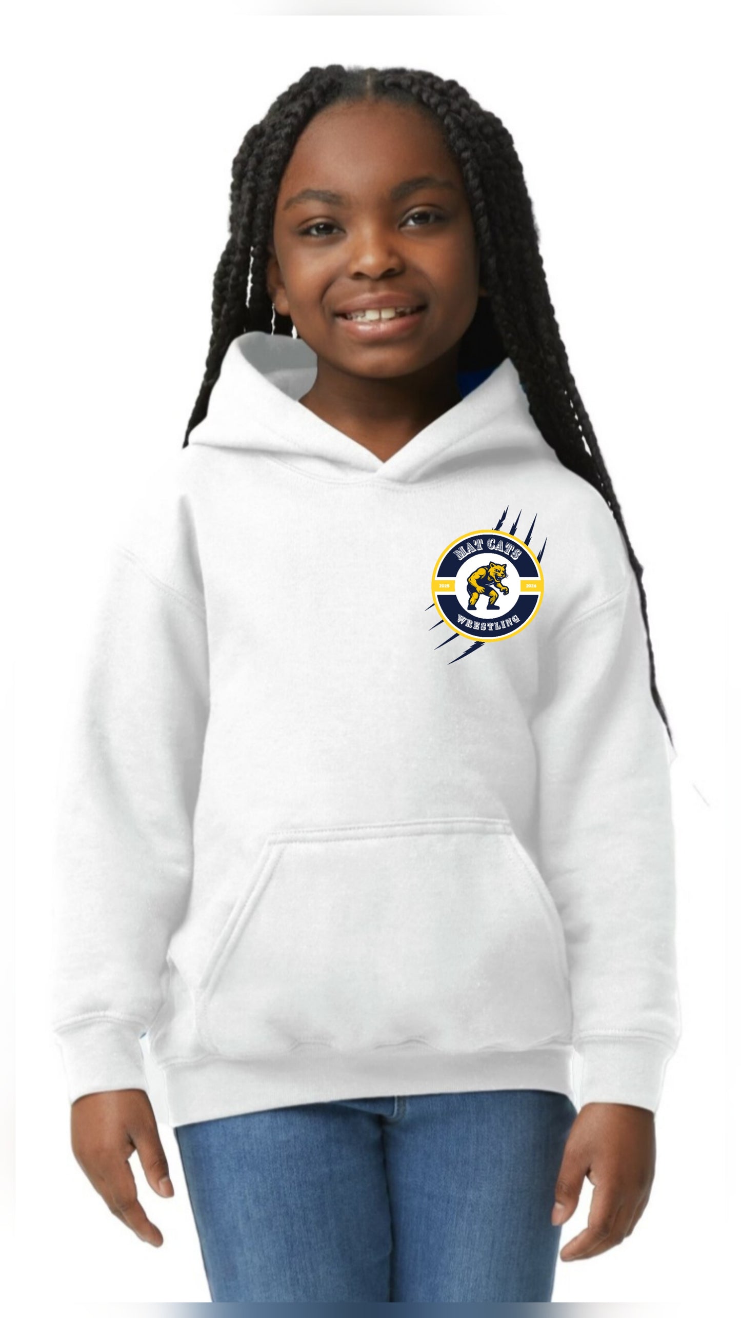 PRE-ORDER MATCAT WRESTLING HOODIE (POCKET SIZE LOGO)